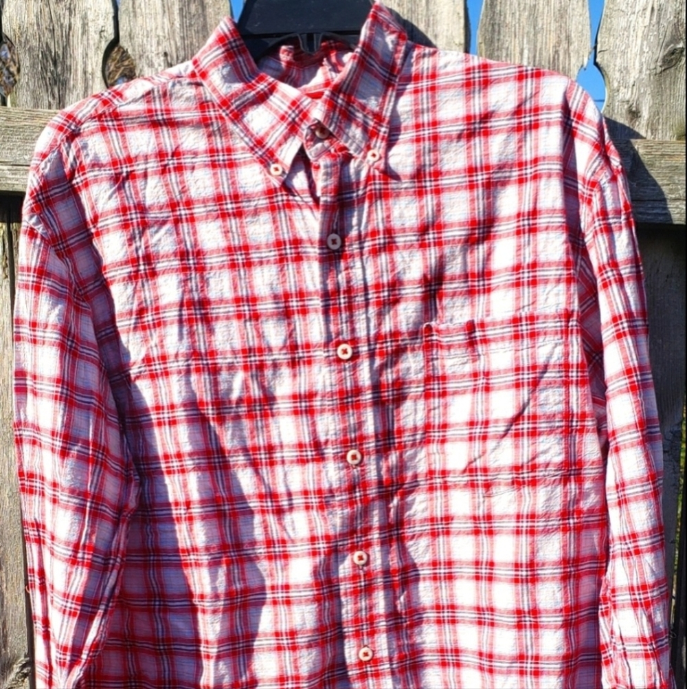 Mens izod button shirt